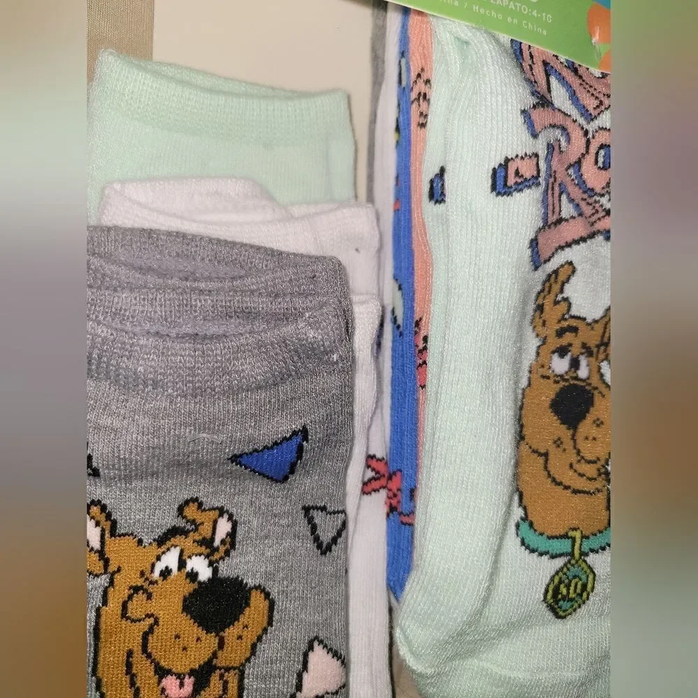3 pair Scooby-Doo low cut socks